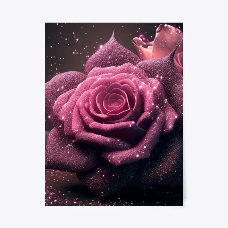 Vintage rose design for home decoration