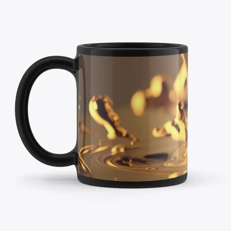 Abstract Gold Color Design for Gifts