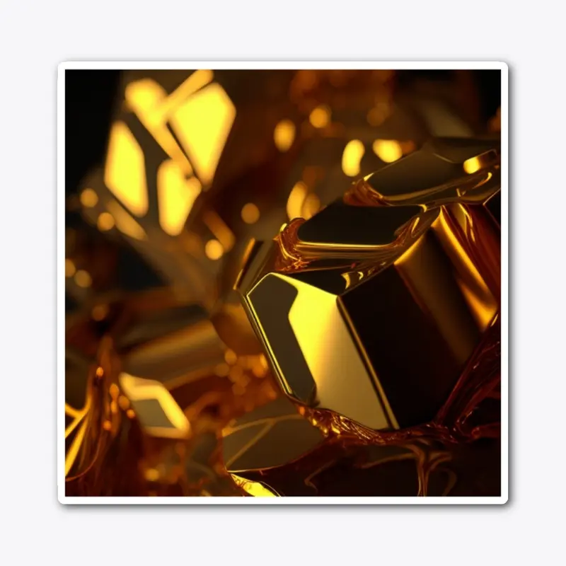 Abstract Golden color design for gifts