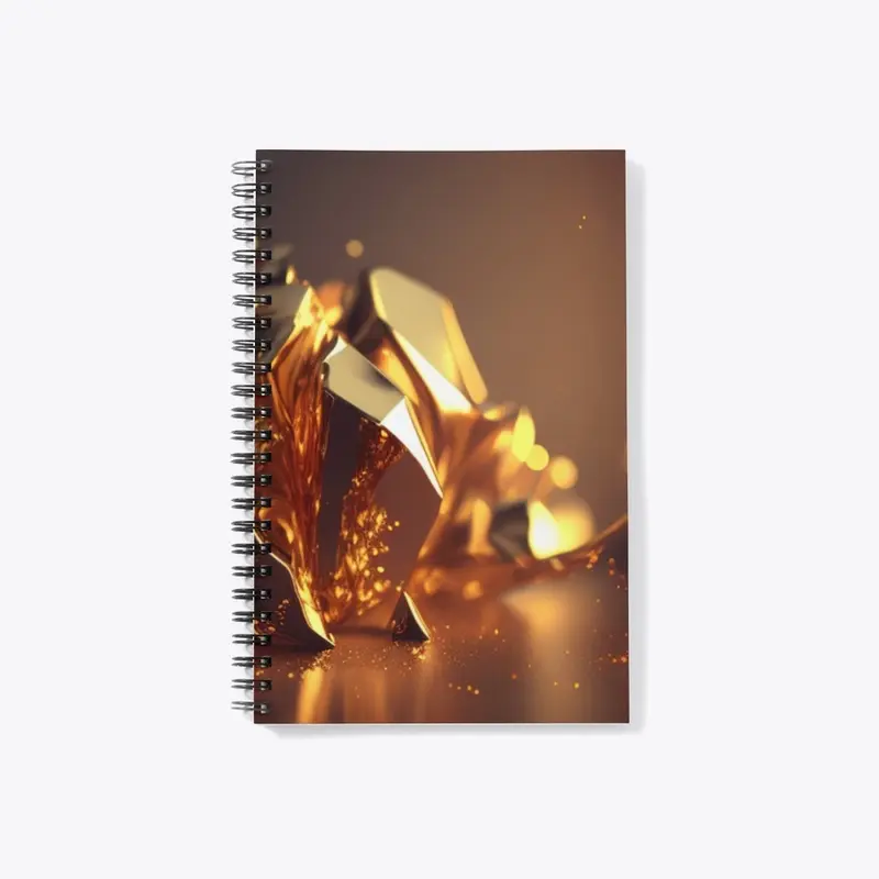 Abstract Golden Color Design for Gifts