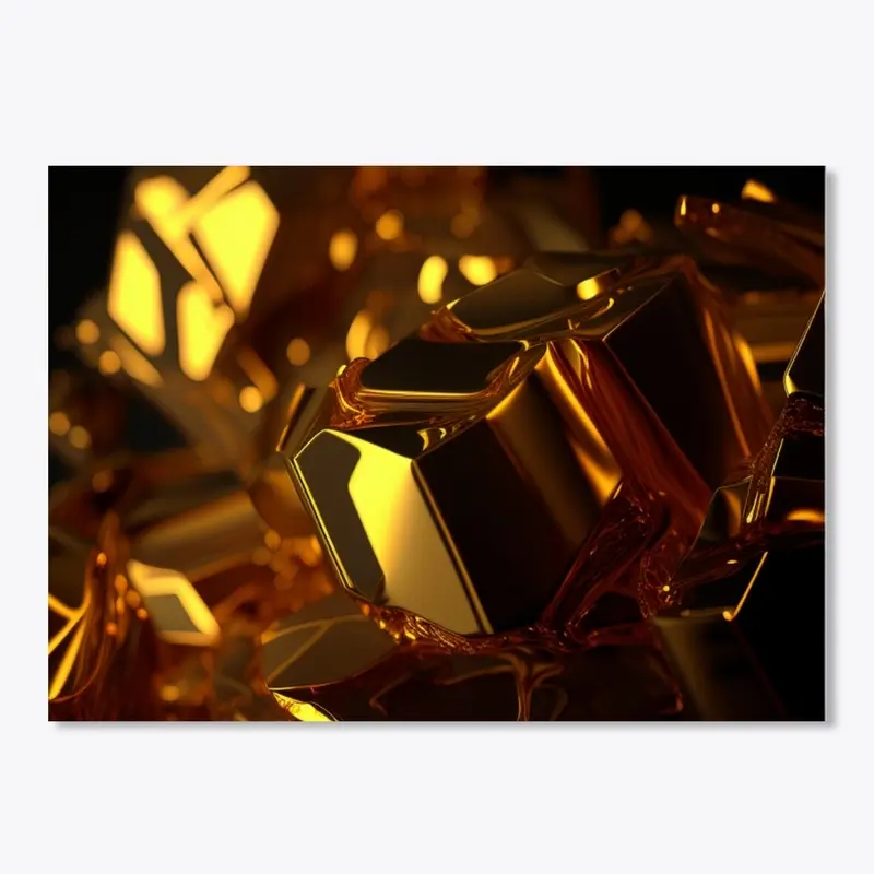 Abstract Golden Color Design for gifts