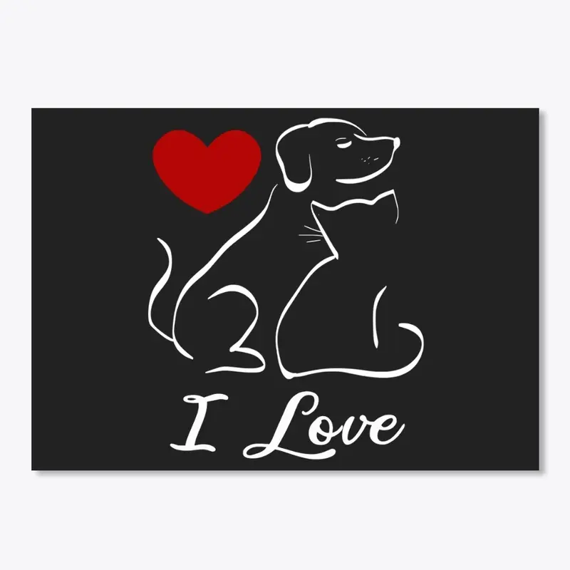 Love pets art for gifts