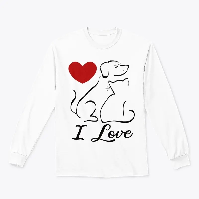 I Love Pets - Pets quotes art