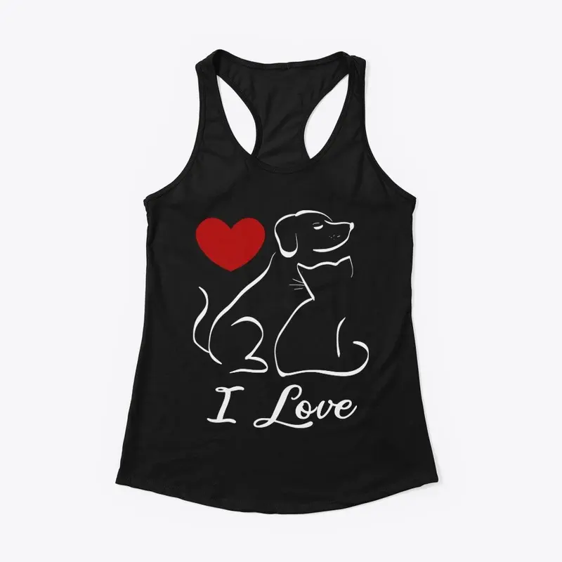 Love pets quote art