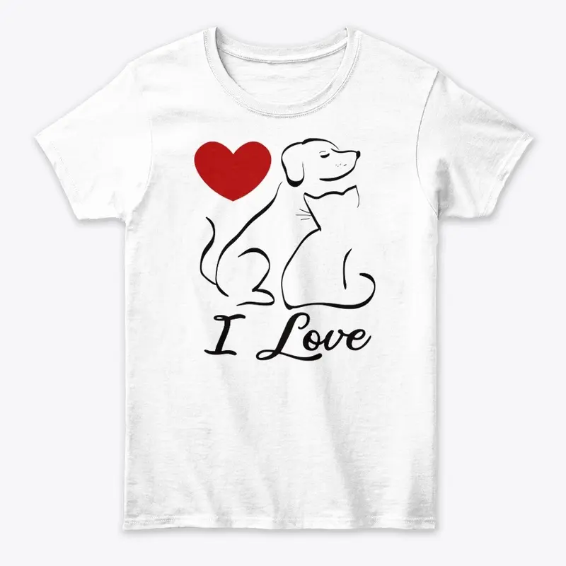 I Love Pets - Pets quotes art