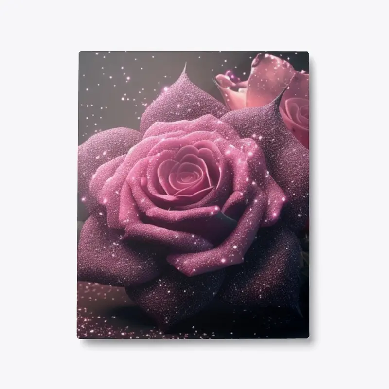 Pink rose romantic design for gifts