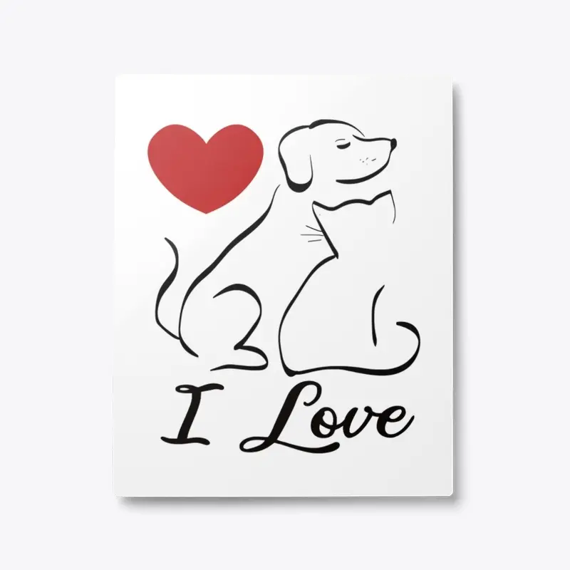 I love Pets quote for gifts