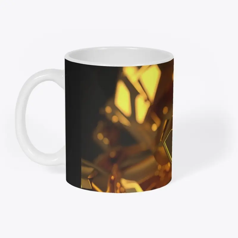 Abstract golden color design for gifts