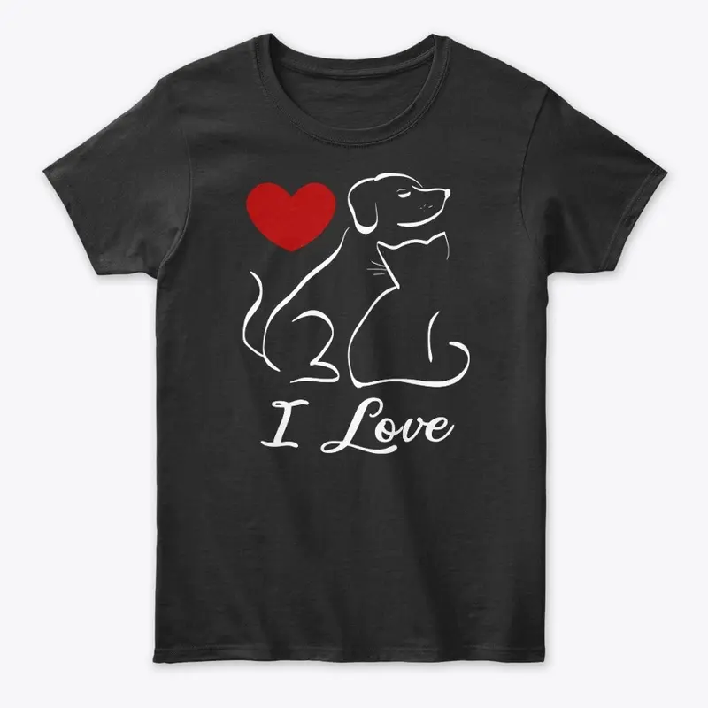 Love pets quote art