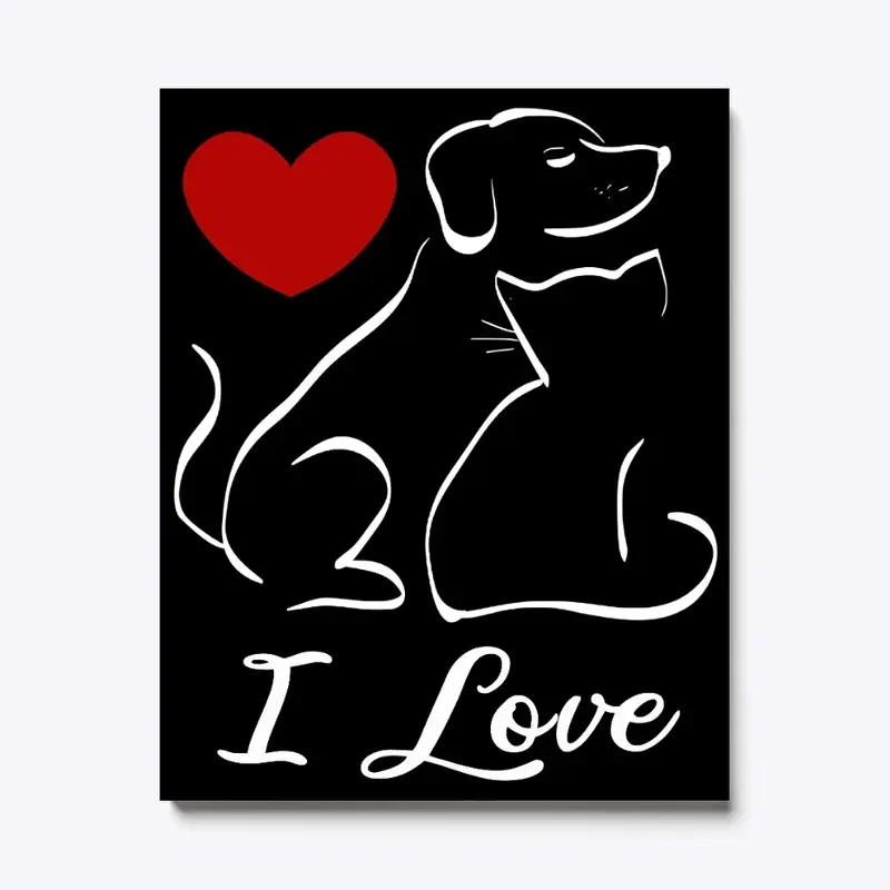 Love pets art for gifts